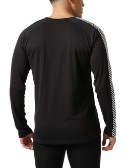Helly Hansen Men's Lifa Active Crew Base Layer, 990 Black - view 2, 990 Black
