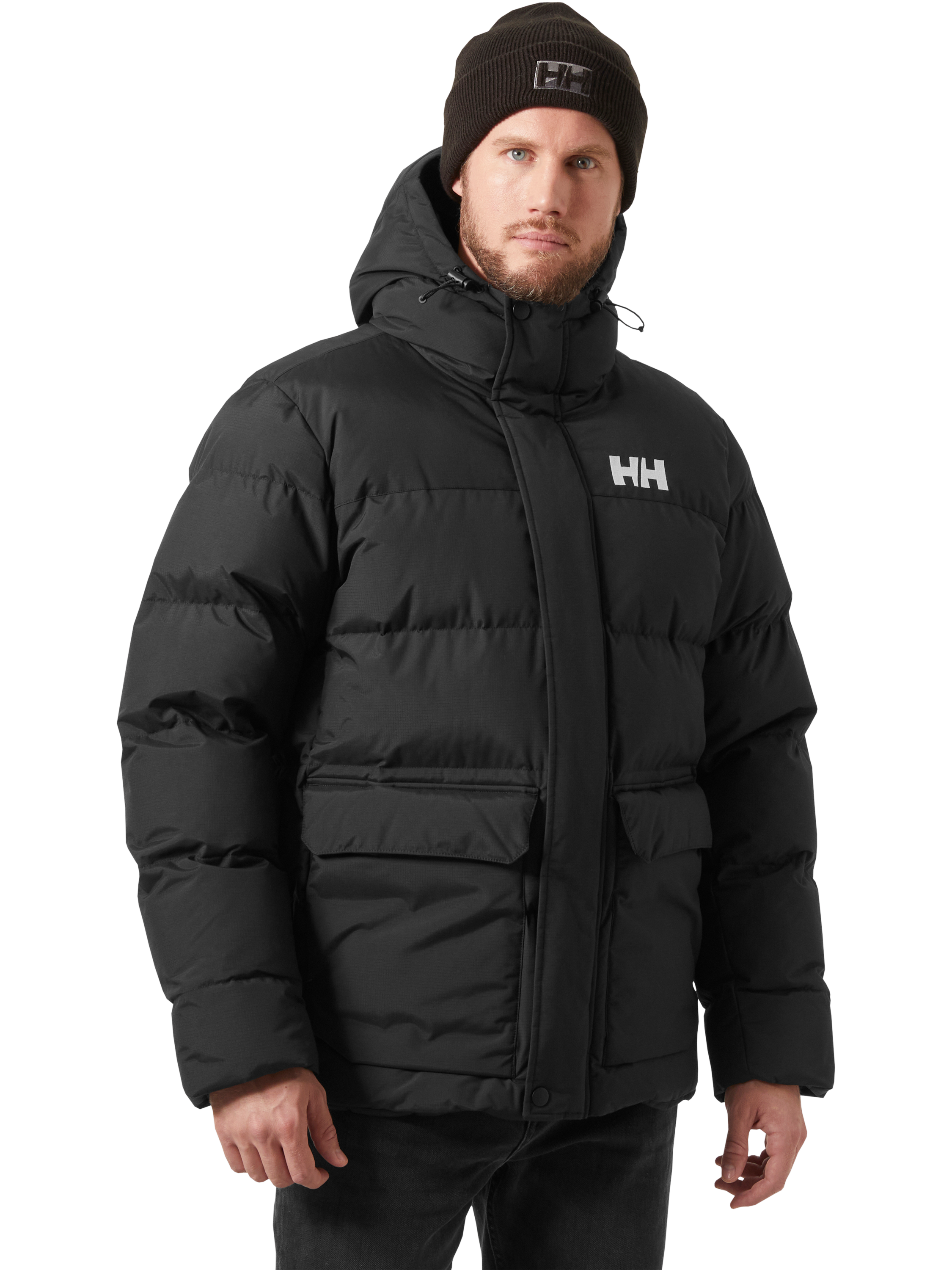 Product image 1 of 5, which shows Helly Hansen Men's Nordic Puffy Jacket, Black, S