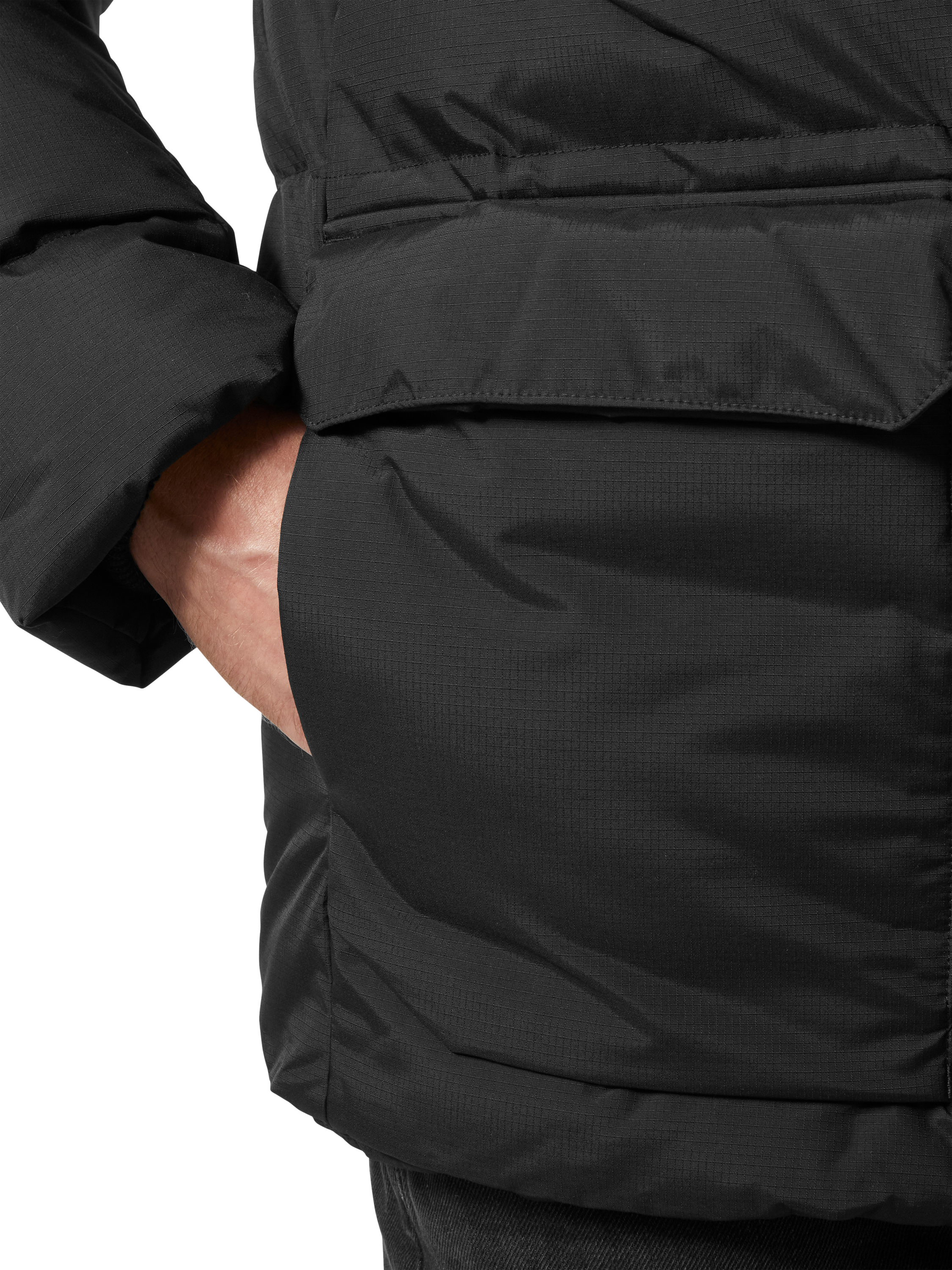 Product image 5 of 5, which shows Helly Hansen Men's Nordic Puffy Jacket, Black, S