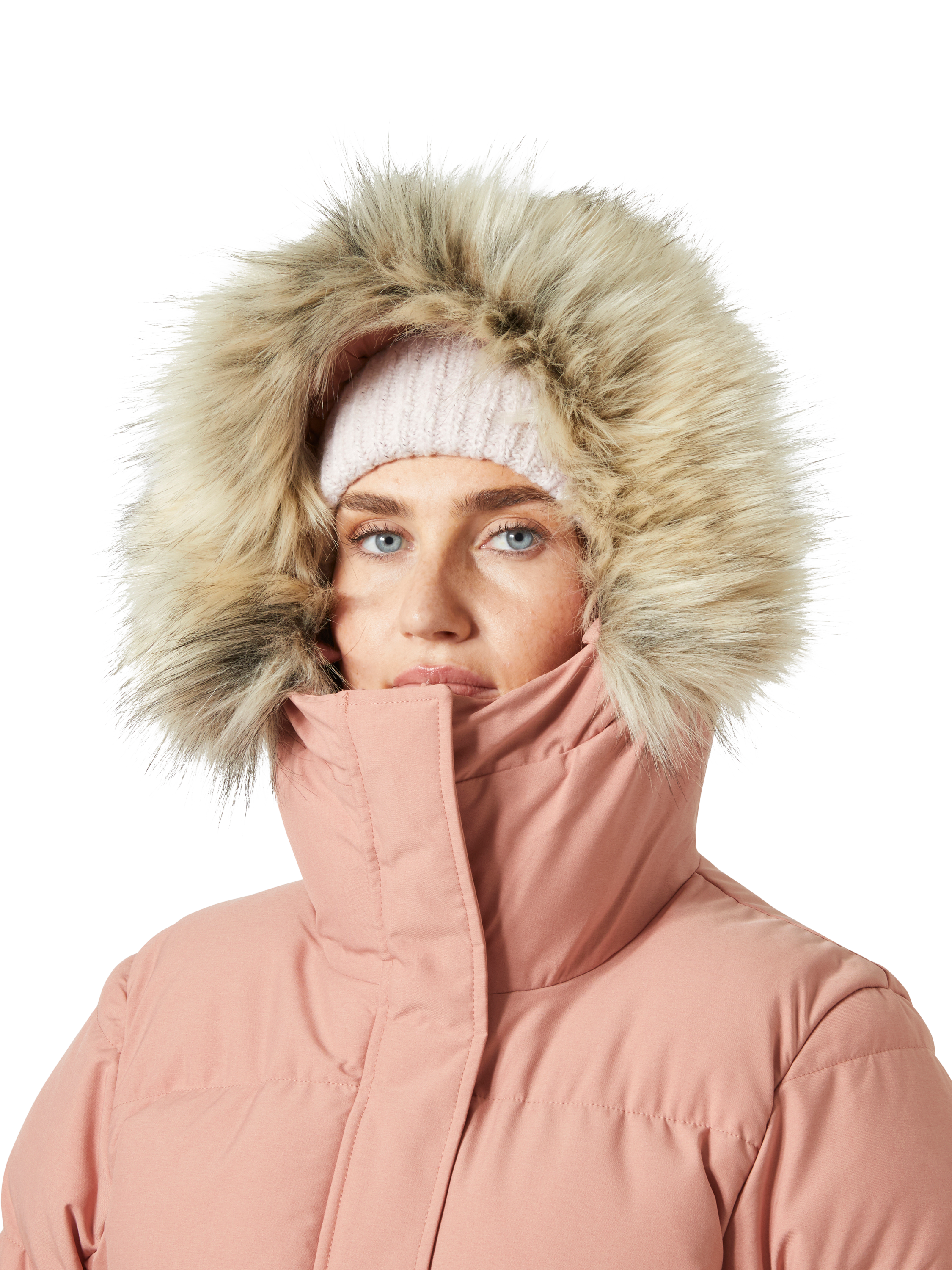 Product image 2 of 4, which shows Helly Hansen Blossom Puffer Parka, Ash Rose, S