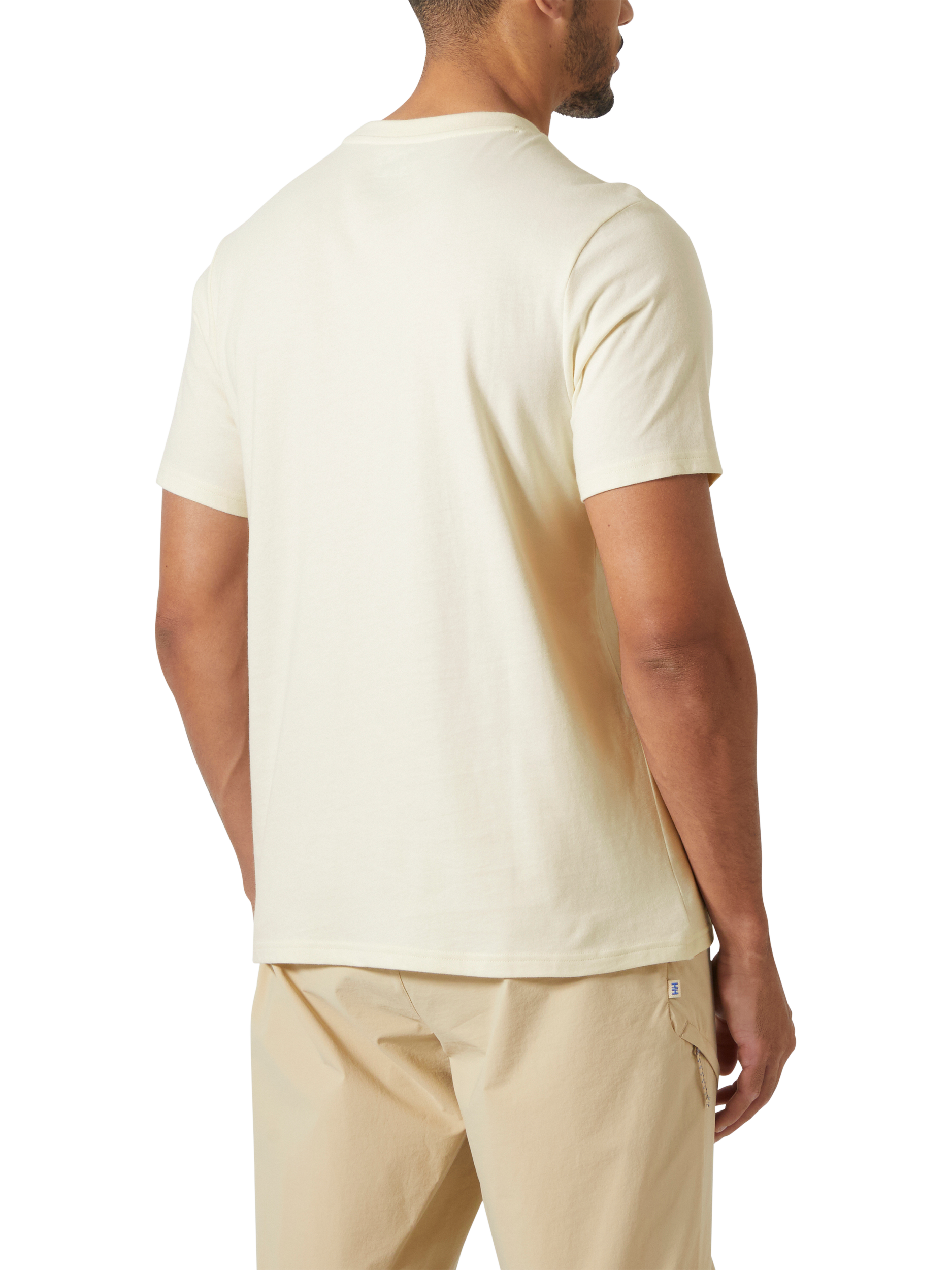 Product image 2 of 3, which shows Helly Hansen Men's Massif Graphic T-Shirt, Snow, S