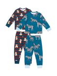 Chelsea Peers Kids' Long Sleeved Pyjamas, Pack of 2, Multi