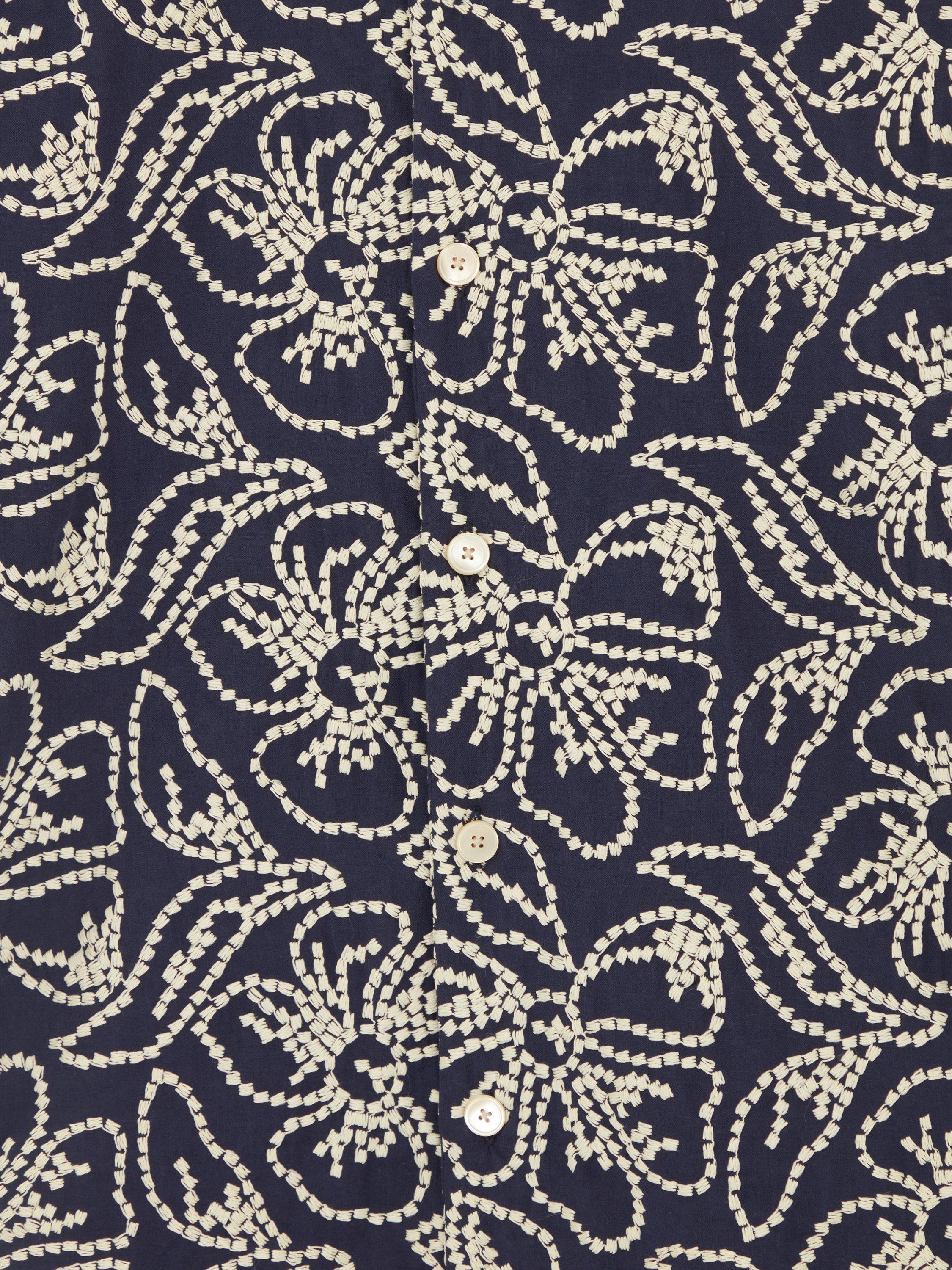 Product image 2 of 2, which shows Paul Smith Regular Fit Patterned Shirt, Blue, S