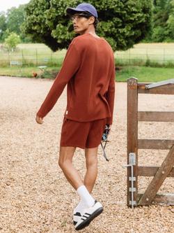 Chelsea Peers Waffle Cotton Blend Lounge Top, Orange - view 2, Orange