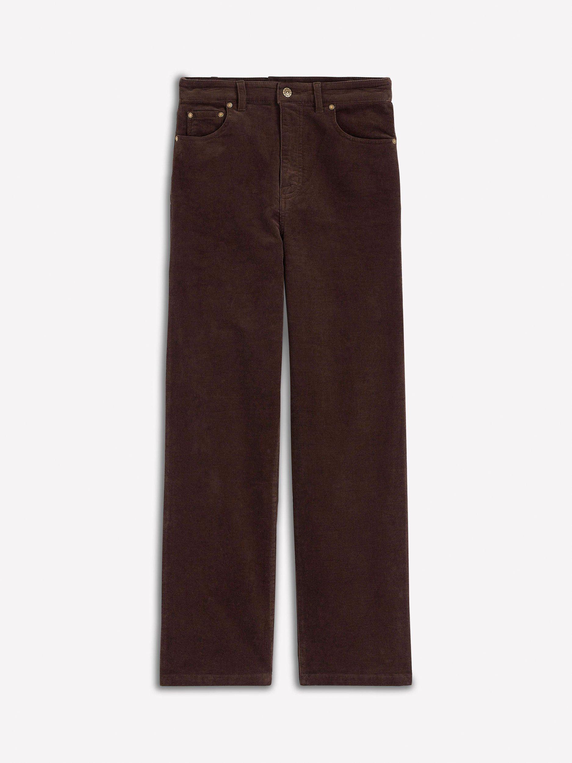 Product image 5 of 5, which shows Boden Column Corduroy Jeans, Espresso, 8