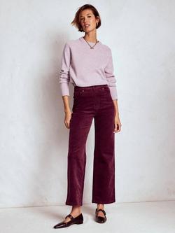 Boden Column Corduroy Jeans, Burgundy, Burgundy