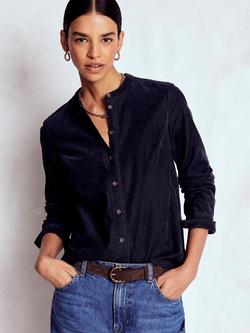 Boden Victoria Cord Shirt, Navy