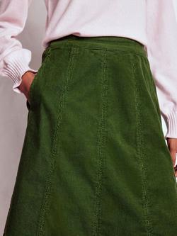 Boden Joy Corduroy Midi Skirt - view 2, Fern