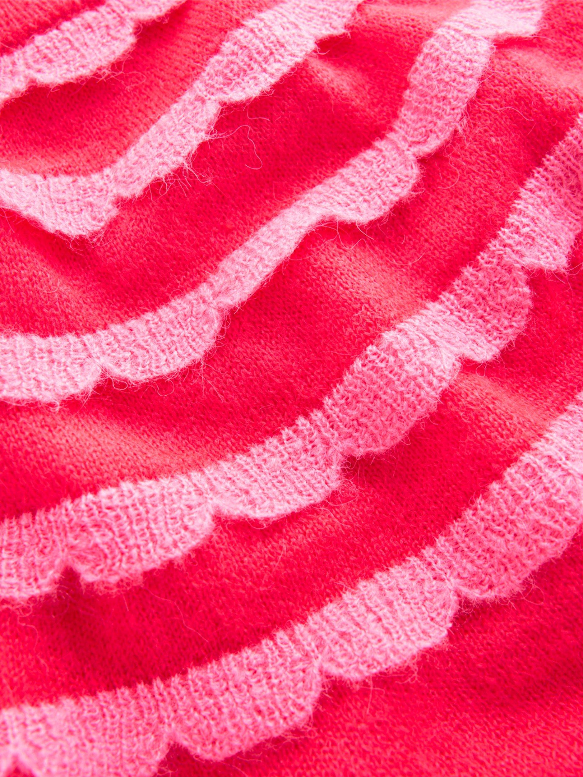 Product image 6 of 6, which shows Boden Alice Fluffy Raglan Jumper, Poppy Red, S