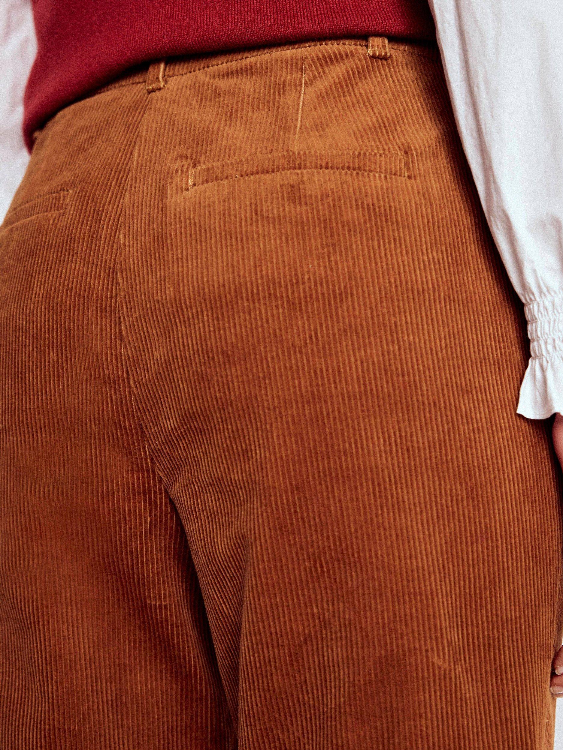 Product image 3 of 6, which shows Boden Canonbury Corduroy Trousers, Ginger, 14