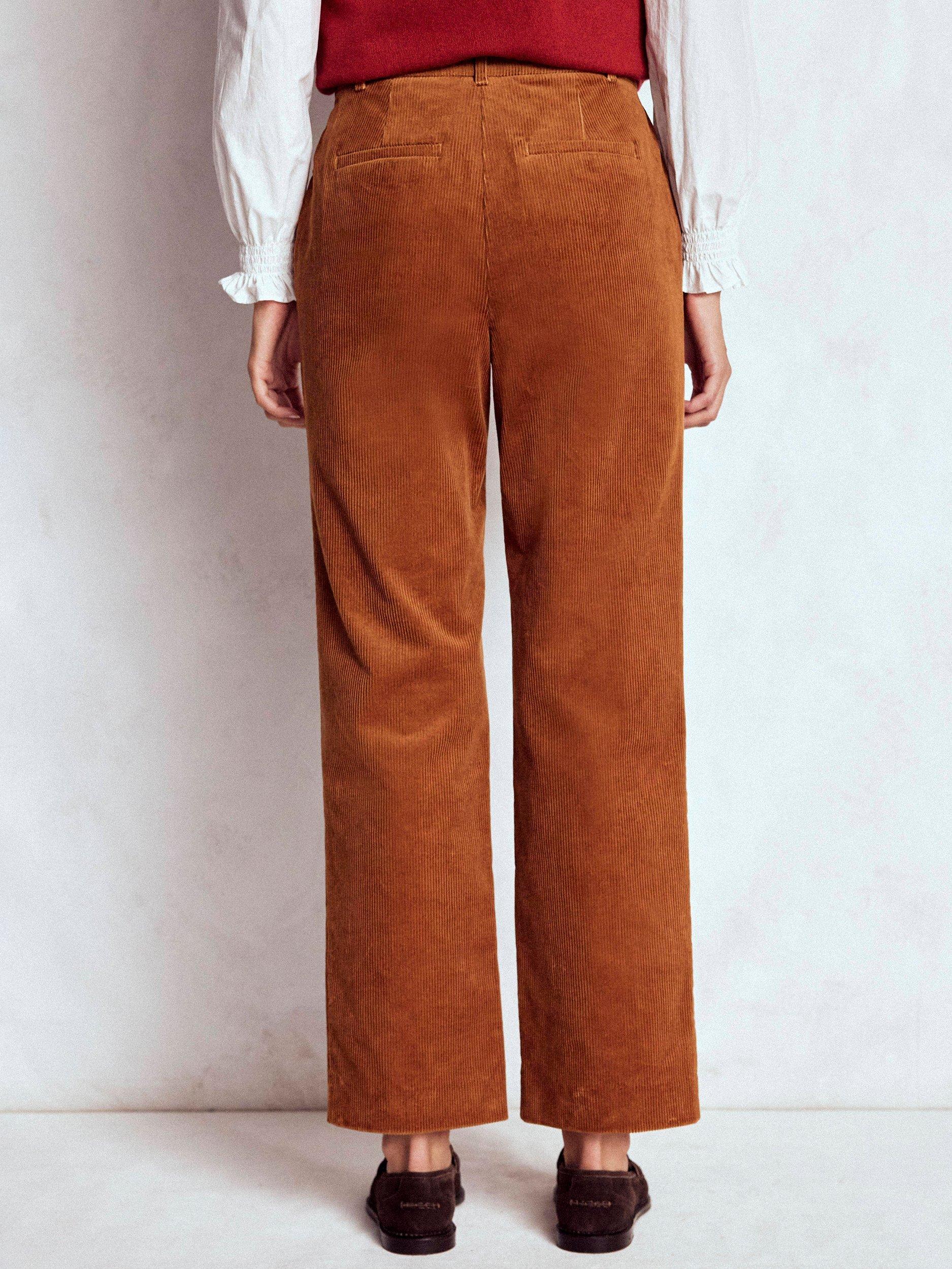 Product image 4 of 6, which shows Boden Canonbury Corduroy Trousers, Ginger, 14