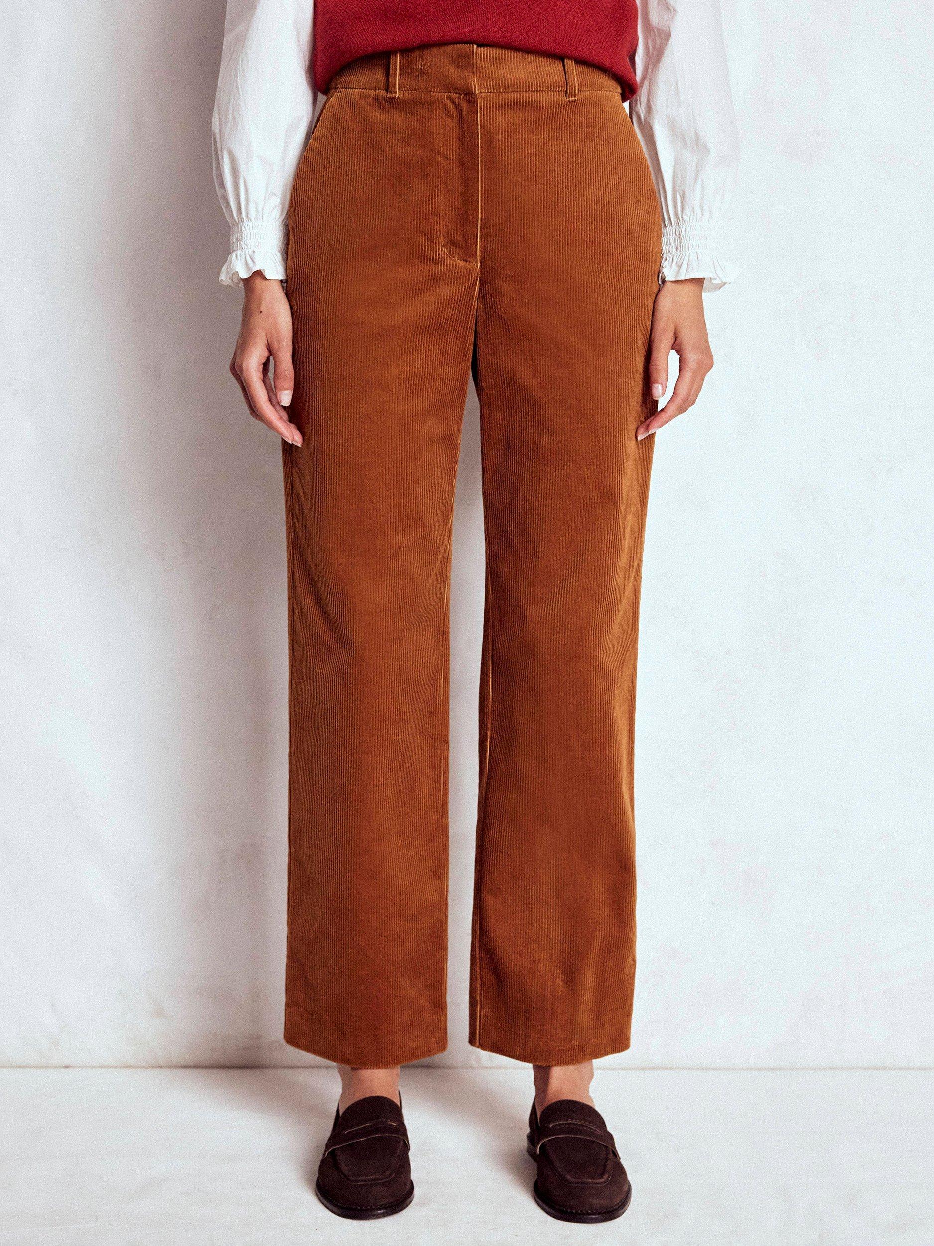 Product image 5 of 6, which shows Boden Canonbury Corduroy Trousers, Ginger, 14