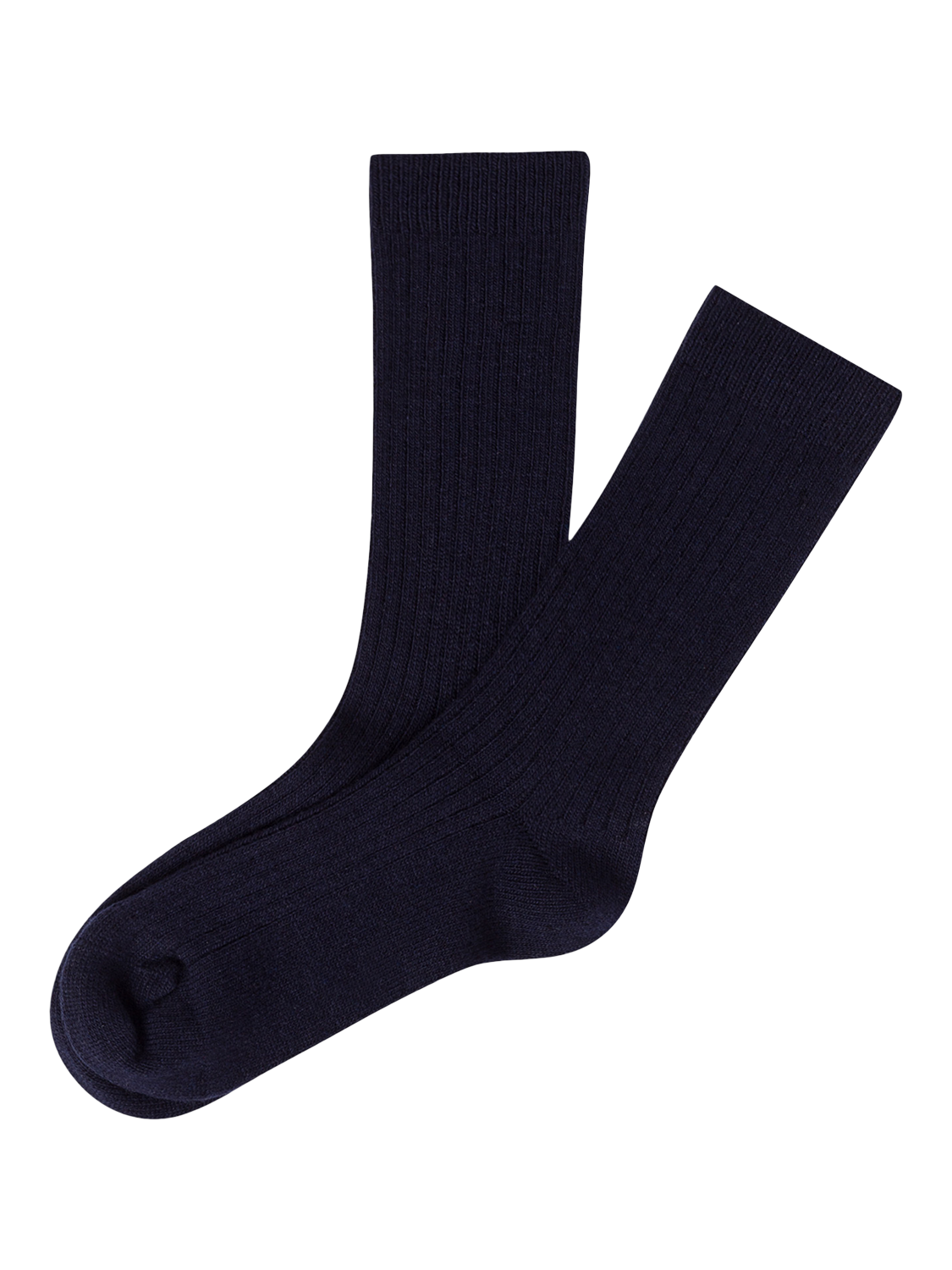 Product image 1 of 3, which shows Hanro Cashmere Blend Crew Socks, Blue Lapis, 36-38