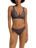 Hanro Moments Soft Cup Bra, Black Pearl