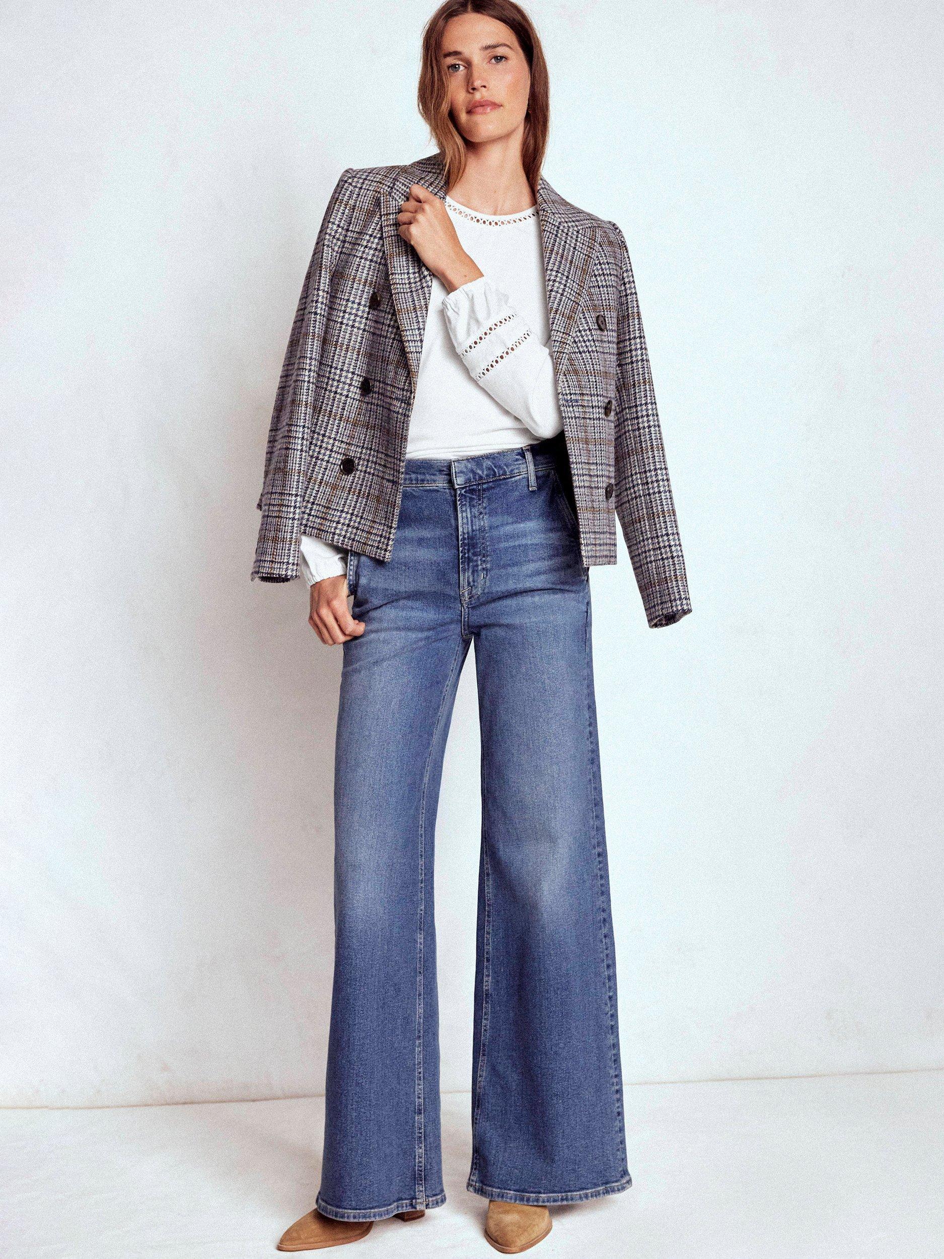 Product image 1 of 5, which shows Boden Flo Trim Detail Top, White, 8