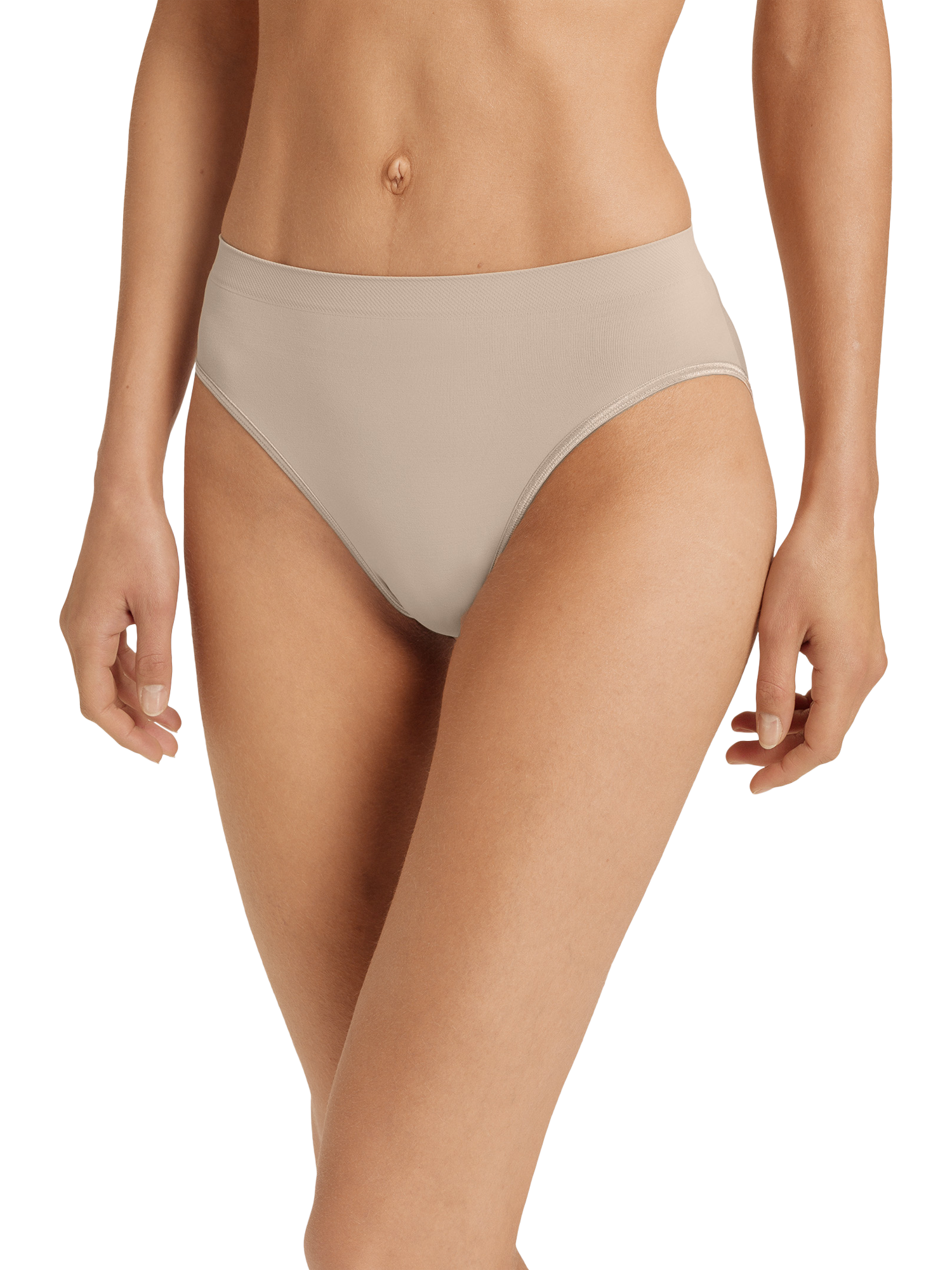 Product image 1 of 6, which shows Hanro Touch Feeling Midi Brief, Coffee Quartz, XS