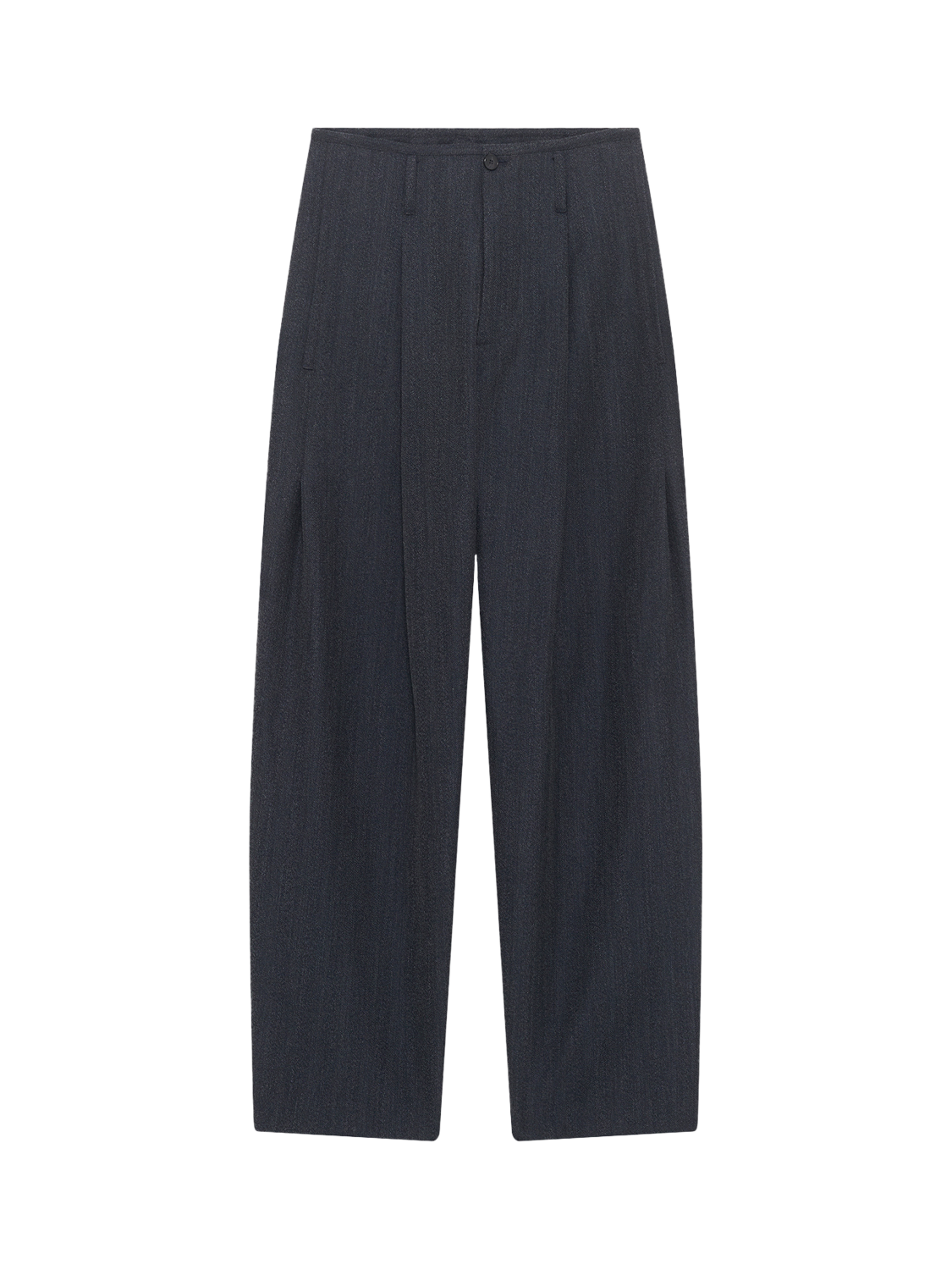 Product image 4 of 4, which shows IRO Barissa Wool Blend Tailored Trousers, Dark Navy, 38