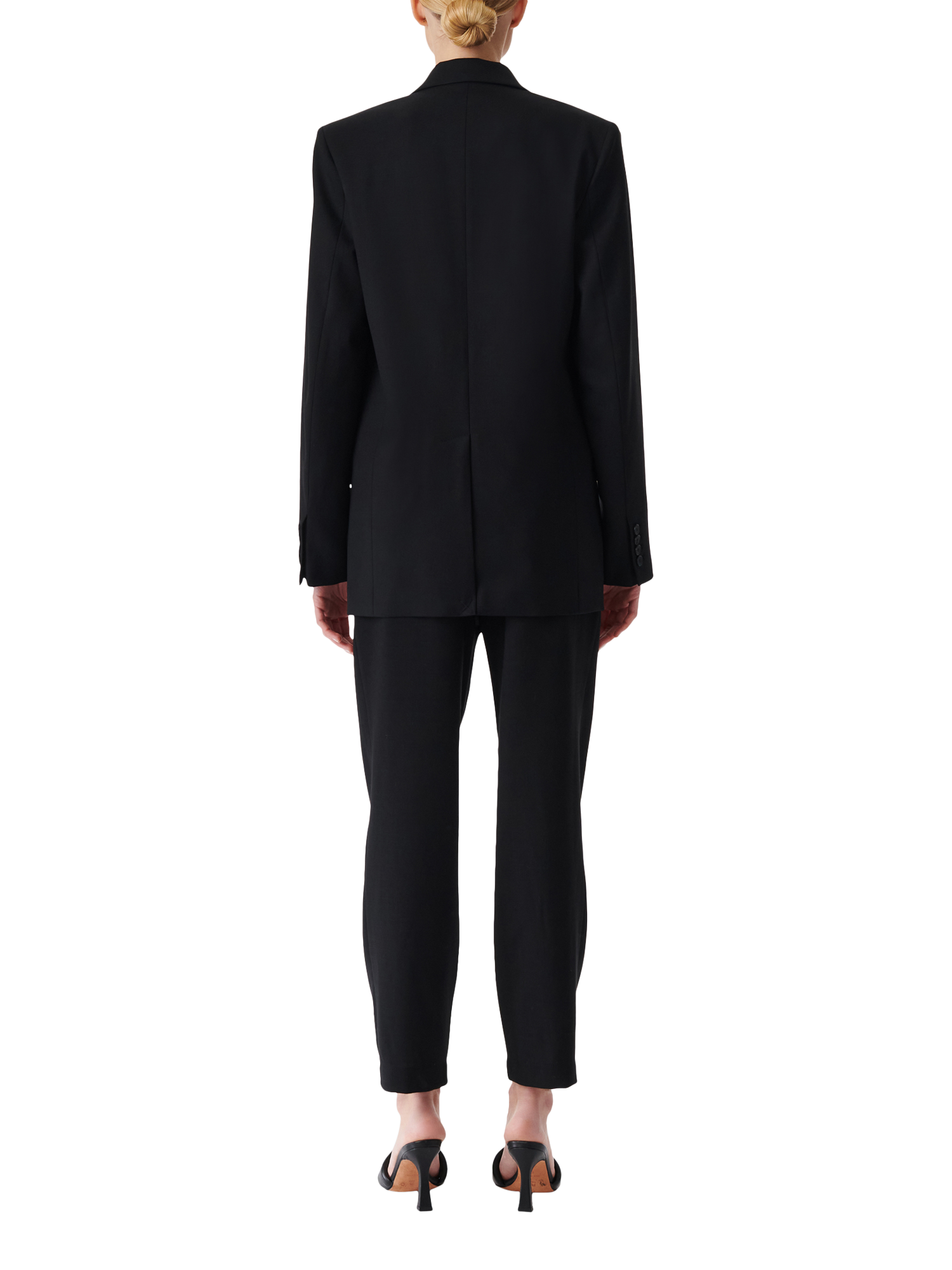 Product image 2 of 4, which shows IRO Allan Wool Rich Blazer, Black, 38