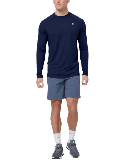 Gym+Coffee Relentless Long Sleeve Top - view 2, Twilight Navy