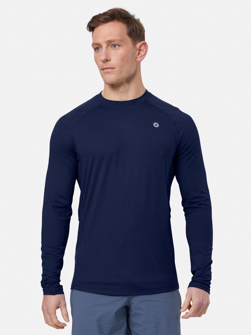 Product image 8 of 8, which shows Gym+Coffee Relentless Long Sleeve Top, Twilight Navy, XXS