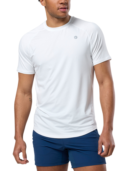 Gym+Coffee Relentless T-Shirt, Ultra White