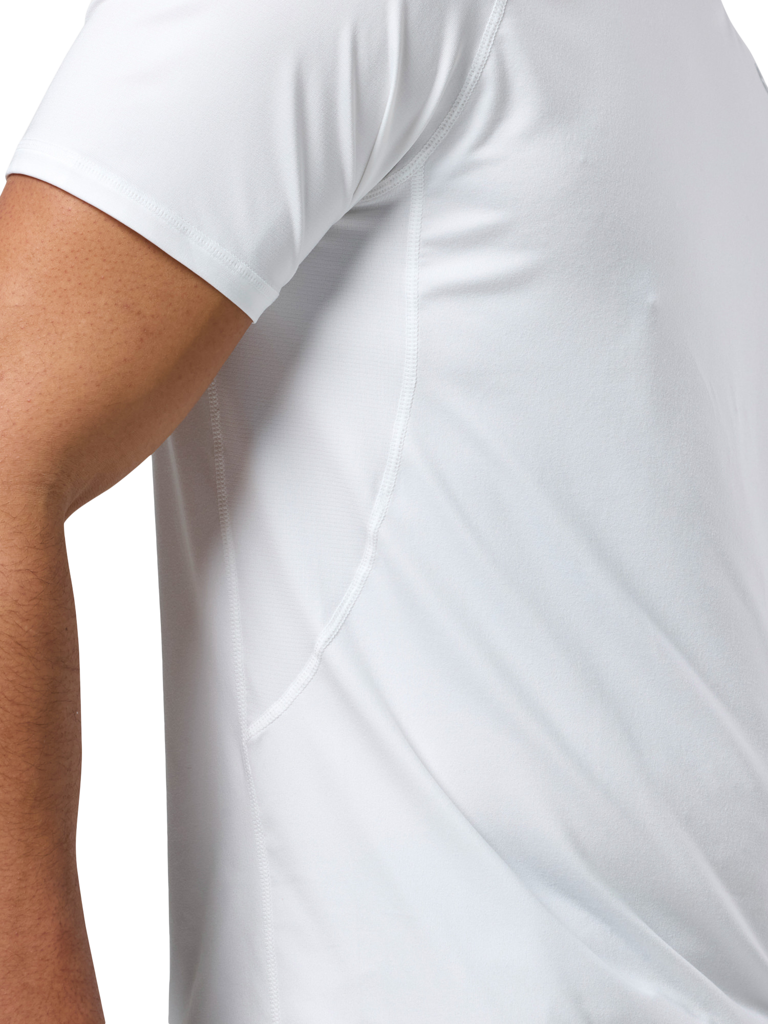 Product image 5 of 5, which shows Gym+Coffee Relentless T-Shirt, Ultra White, XXS