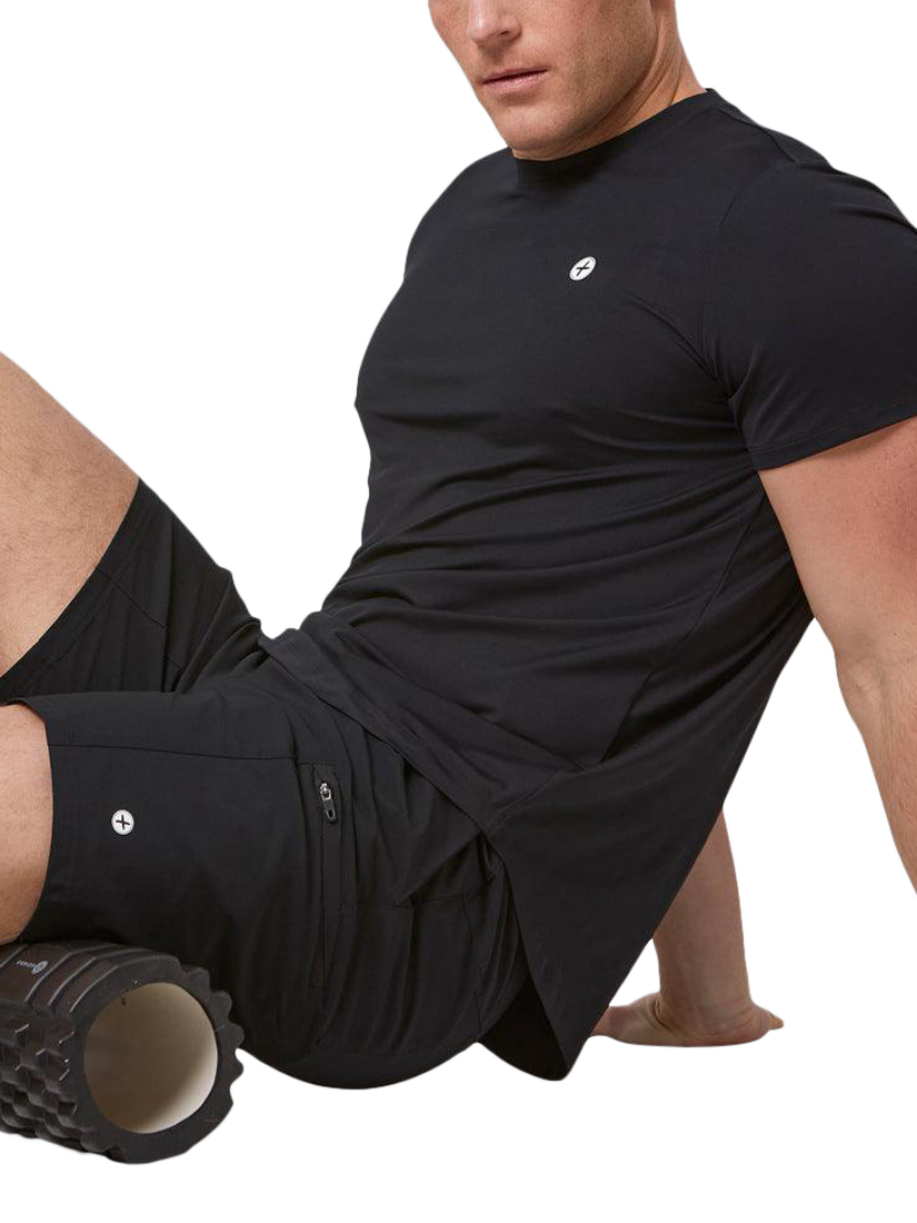 Product image 5 of 6, which shows Gym+Coffee Coffee T-Shirt, Black, XXS