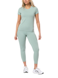 Gym+Coffee Serona Everyday T-Shirt, Summer Green