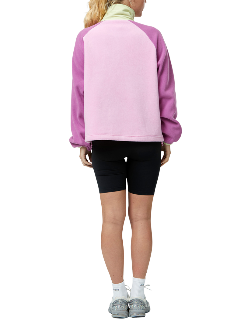 Product image 3 of 7, which shows Gym+Coffee Snao Polar Fleece, Lime Sorbet, XXS