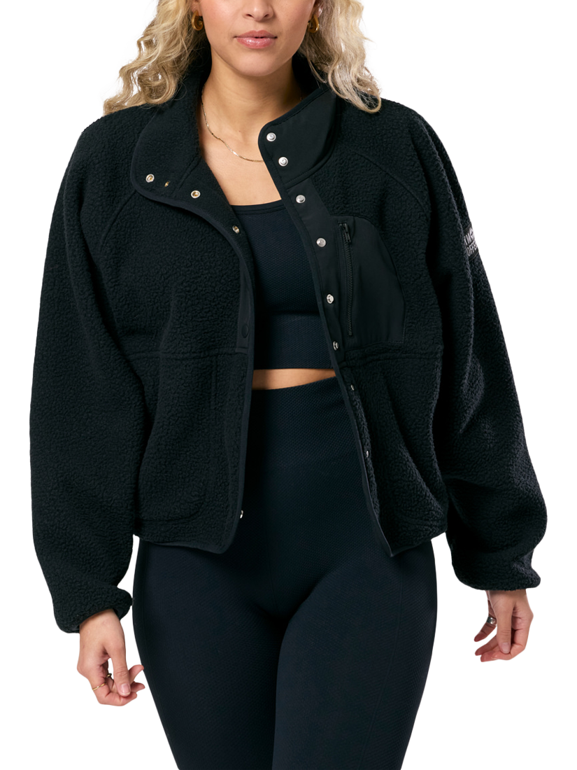 Product image 1 of 7, which shows Gym+Coffee Horizon Layer Up Jacket, Black, XXS