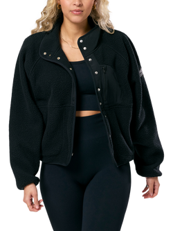 Gym+Coffee Horizon Layer Up Jacket, Black, Black