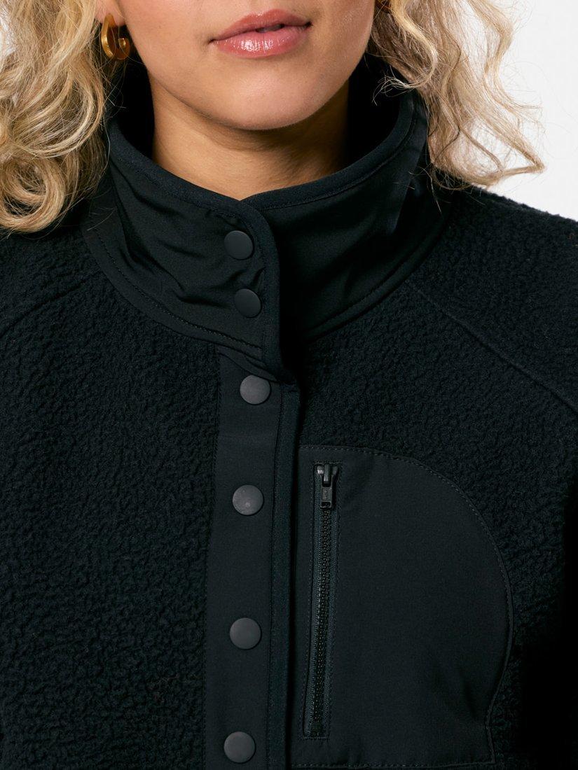 Product image 7 of 7, which shows Gym+Coffee Horizon Layer Up Jacket, Black, XXS