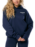 Gym+Coffee Unisex Clubhouse Hoodie, Twilight Navy