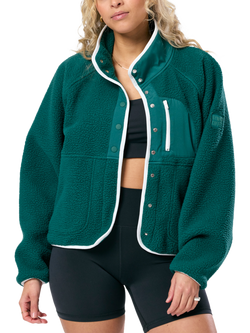 Gym+Coffee Horizon Layer Up Jacket, Jungle Green, Jungle Green