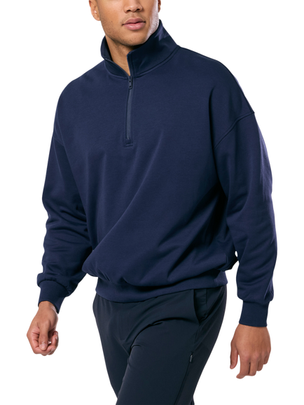 Gym+Coffee Clubhouse Sweatshirt, Twilight Navy - view 2, Twilight Navy