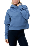 Gym+Coffee Sierra Half Zip Cropped Hoodie