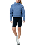 Gym+Coffee Sierra Half Zip Cropped Hoodie