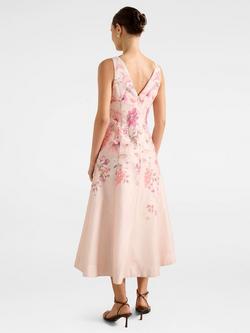 Forever New Aubrey Floral Sleeveless Midi Dress, Pink - view 2, Pink