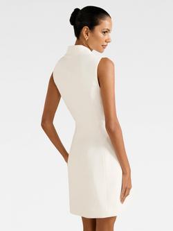 Forever New Petite Eddie Blazer Mini Dress, Porcelain - view 2, Porcelain