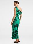 Forever New Gisella Floral Tipped Mesh Midi Dress, Mora Stencil