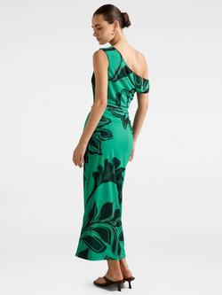 Forever New Gisella Floral Tipped Mesh Midi Dress, Mora Stencil - view 2, Mora Stencil