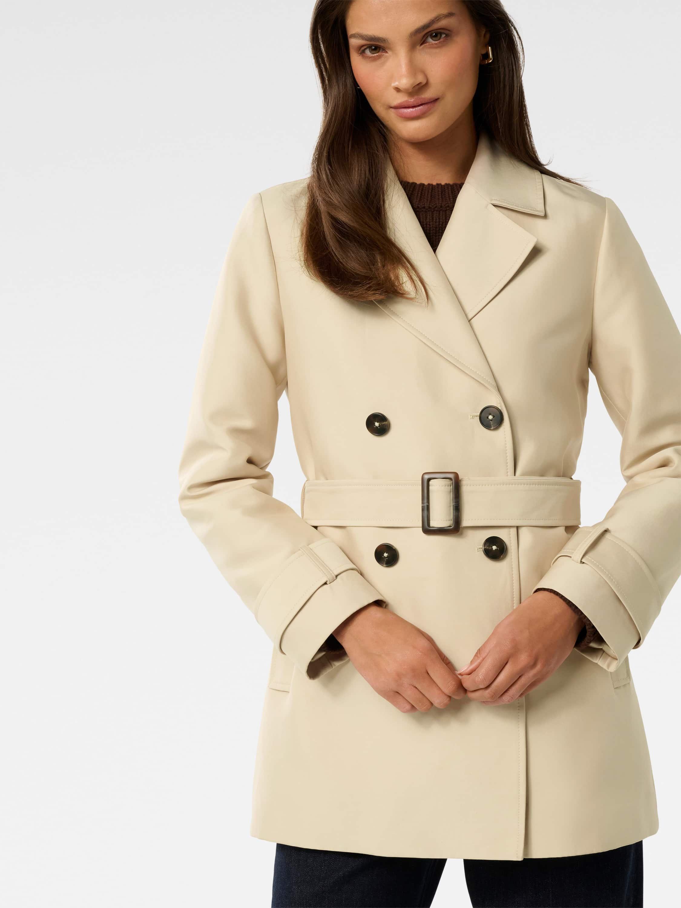 Product image 4 of 5, which shows Forever New Stella Structured Trench Coat, Light Camel, 4