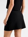 Forever New Elyse Knitted Mini Skirt, Black