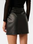 Forever New Gemma Faux Leather Mini Skirt, Black