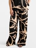 Forever New Ayla Abstract Palazzo Trousers, Multi