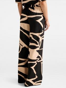 Forever New Ayla Abstract Palazzo Trousers, Multi - view 2, Multi