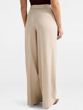 Forever New Lulu Wide Leg Tailored Trousers, Milk