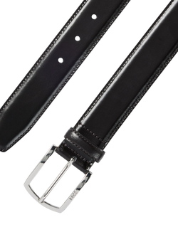 HUGO BOSS BOSS Leather Belt - view 2, Dark Brown