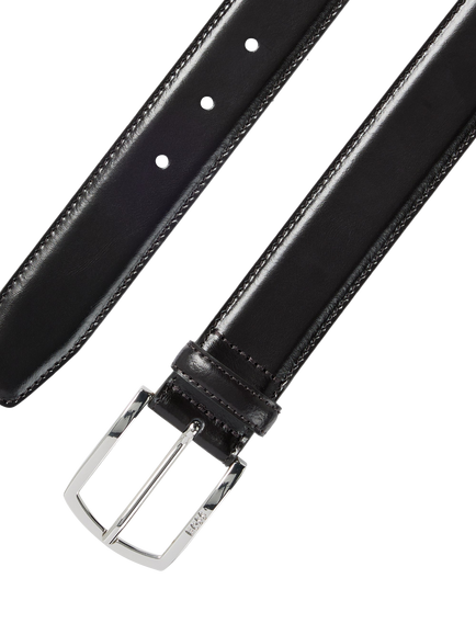 HUGO BOSS BOSS Leather Belt - view 2, Dark Brown