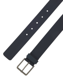 HUGO BOSS BOSS Leather Belt - view 2, Navy